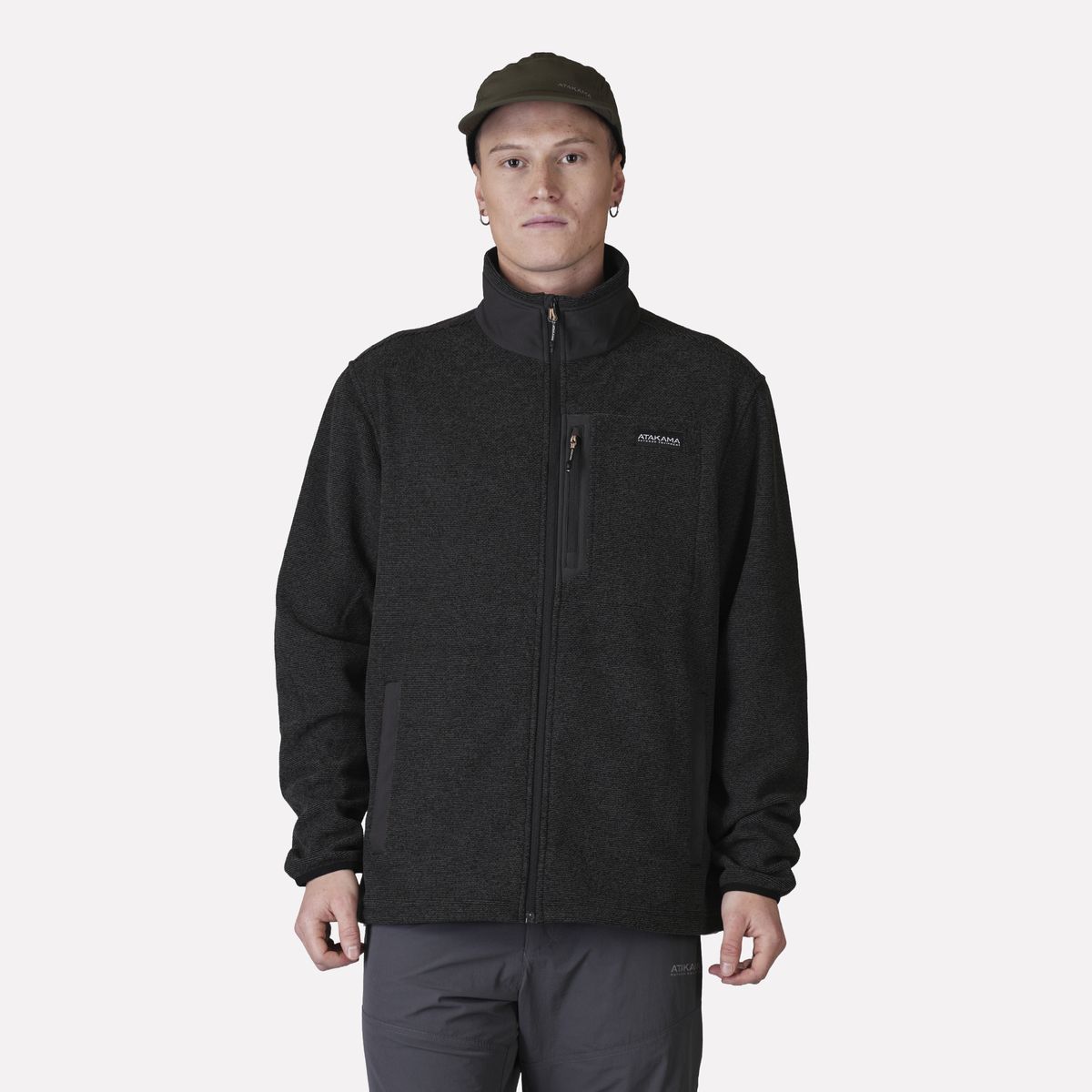 ATAKAMA OUTDOOR - Polar Hombre Full Zip Texturado Ventisquero Atakama Outdoor