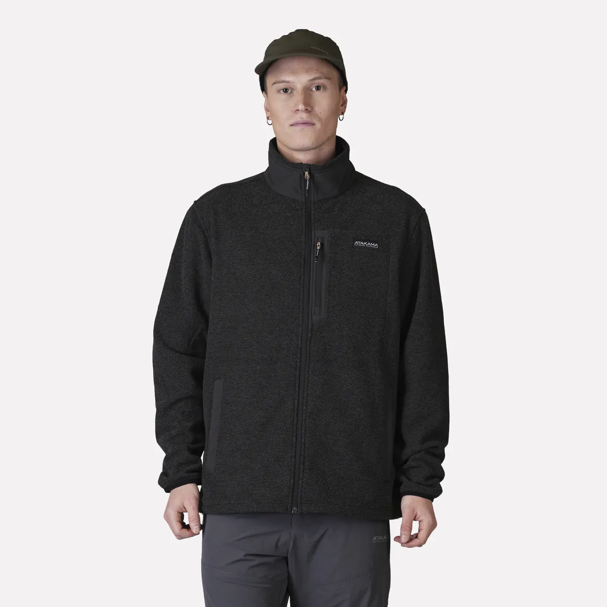 ATAKAMA OUTDOOR - Polar Hombre Full Zip Texturado Ventisquero Atakama Outdoor