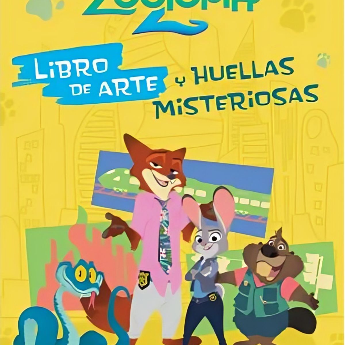 TOP10BOOKS - LIBRO Zootopia 2. Libro De Arte Y Huellas Misteriosas