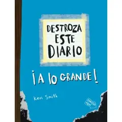 TOP10BOOKS - LIBRO Destroza Este Diario. A Lo Grande - Azul Flúor