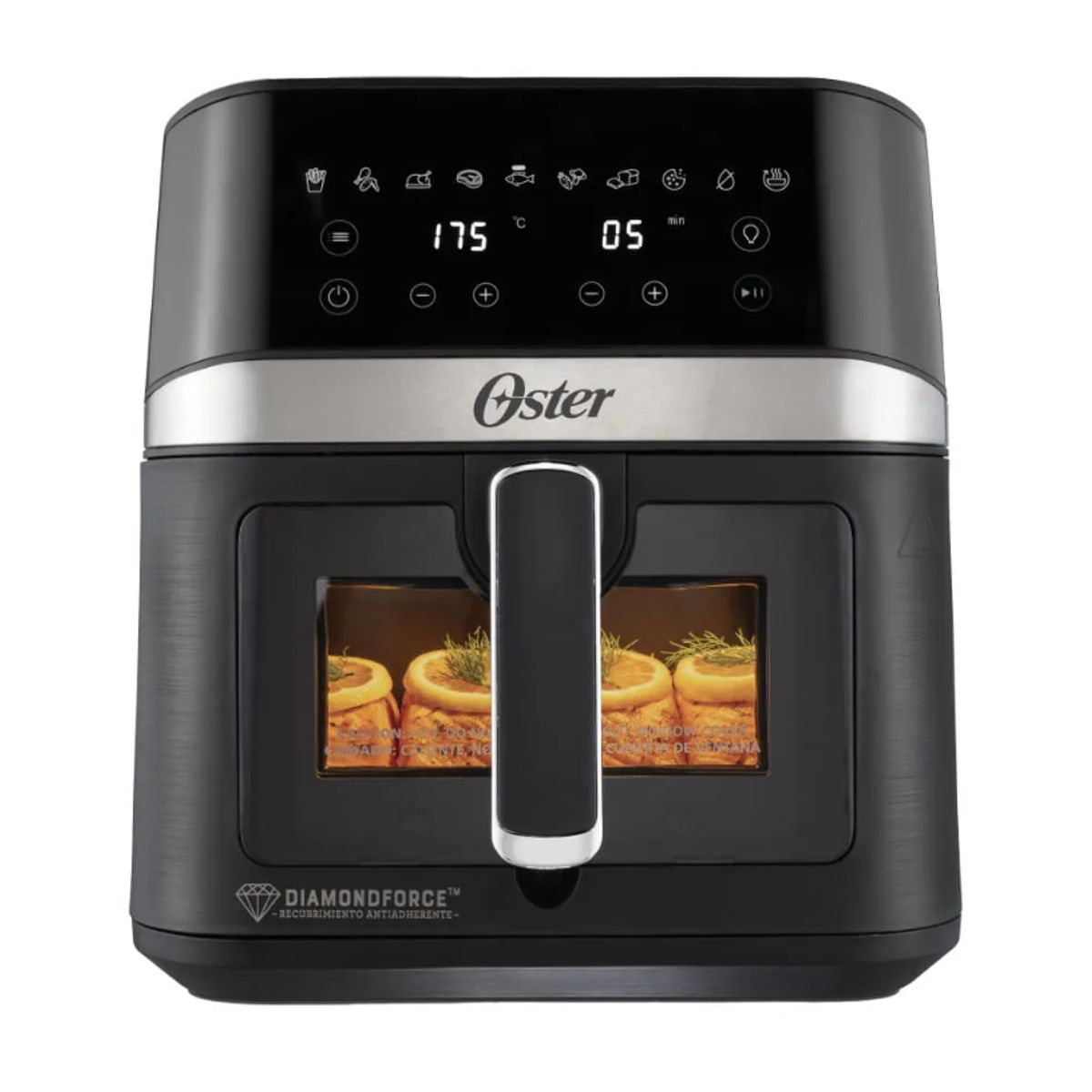 OSTER - Freidora De Aire Digital 6lt Oster 10 Programas Ckstaf60wddf Color Negro