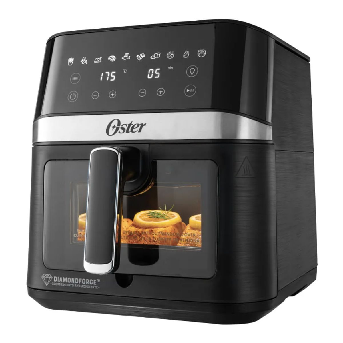 OSTER - Freidora De Aire Digital 6lt Oster 10 Programas Ckstaf60wddf Color Negro