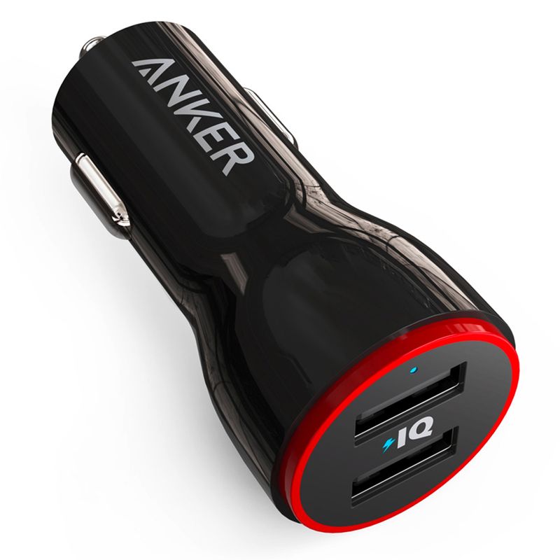 ANKER - Cargador De Auto 24W Anker Negro