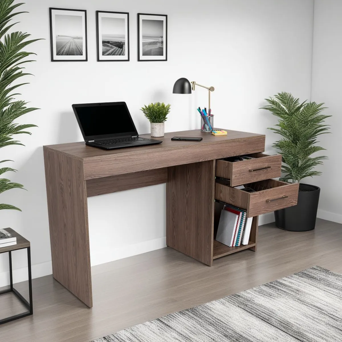 TUHOME - Escritorio 1 Cajon Omma 73x110x43.3 Cm Bardolino