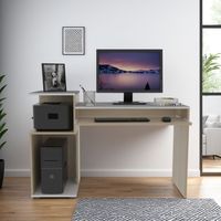 Escritorio Atlanter 815x120x46 Cm Rovere Y Blanco