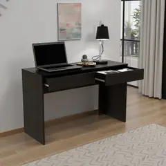 TUHOME - Escritorio 1 Cajon Acre Wengue 75x120.2x45 Cm