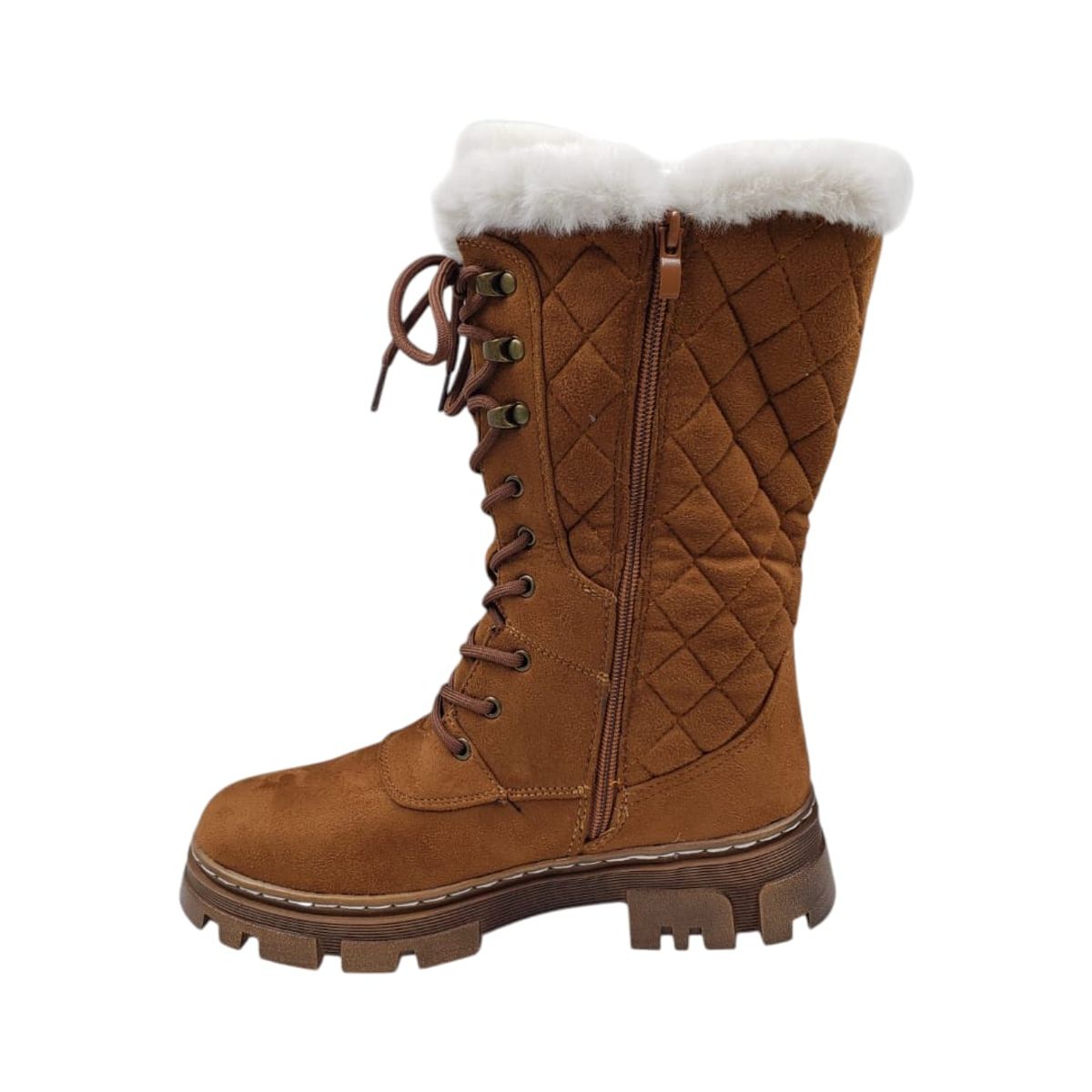 HERIEL - Bota Camel Chiporro Mujer