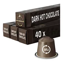 REAL COFFEE - Pack 40 Cápsulas Dark Chocolate Caliente