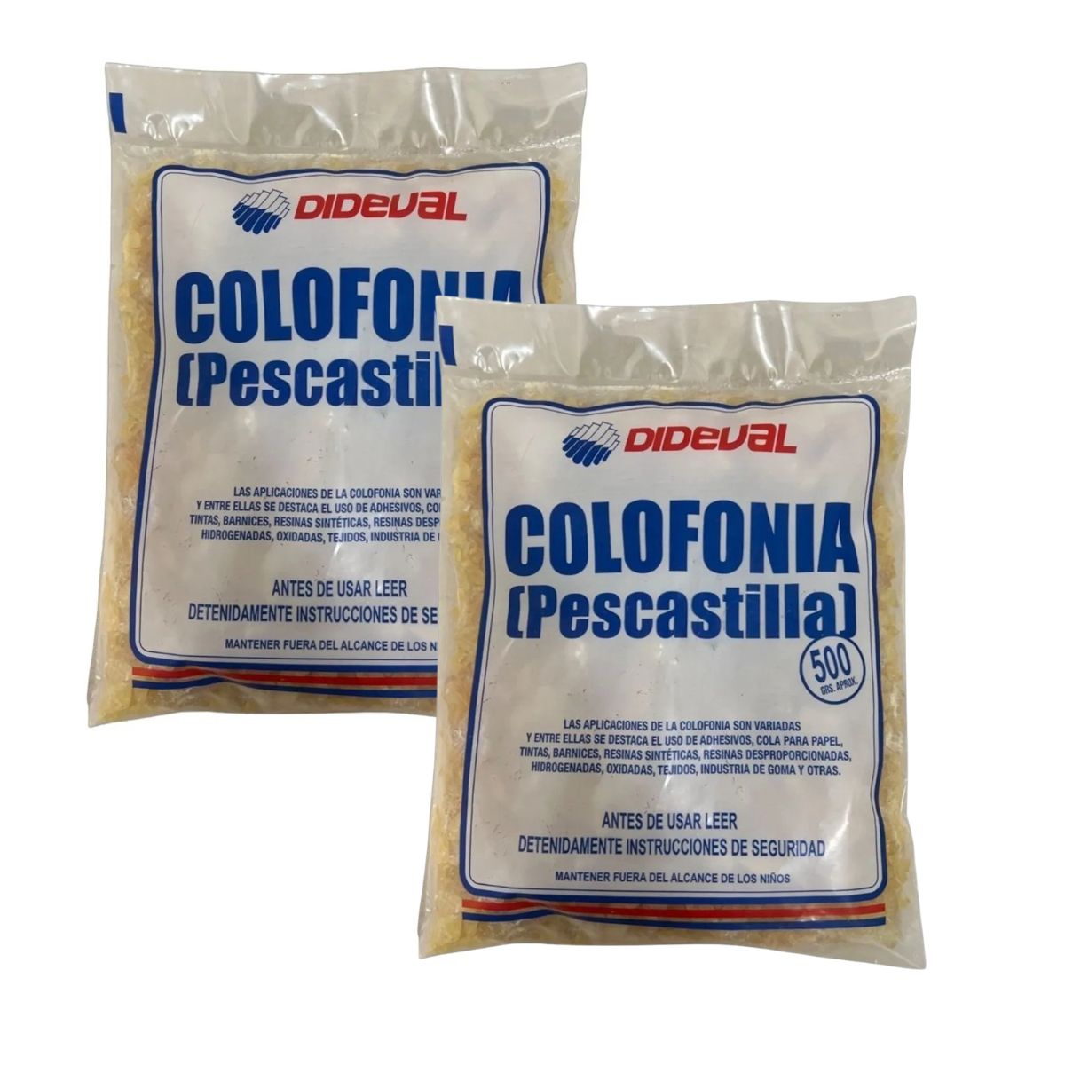 DIDEVAL - 2x Colofonia (Pescastilla) Dideval 500 gr