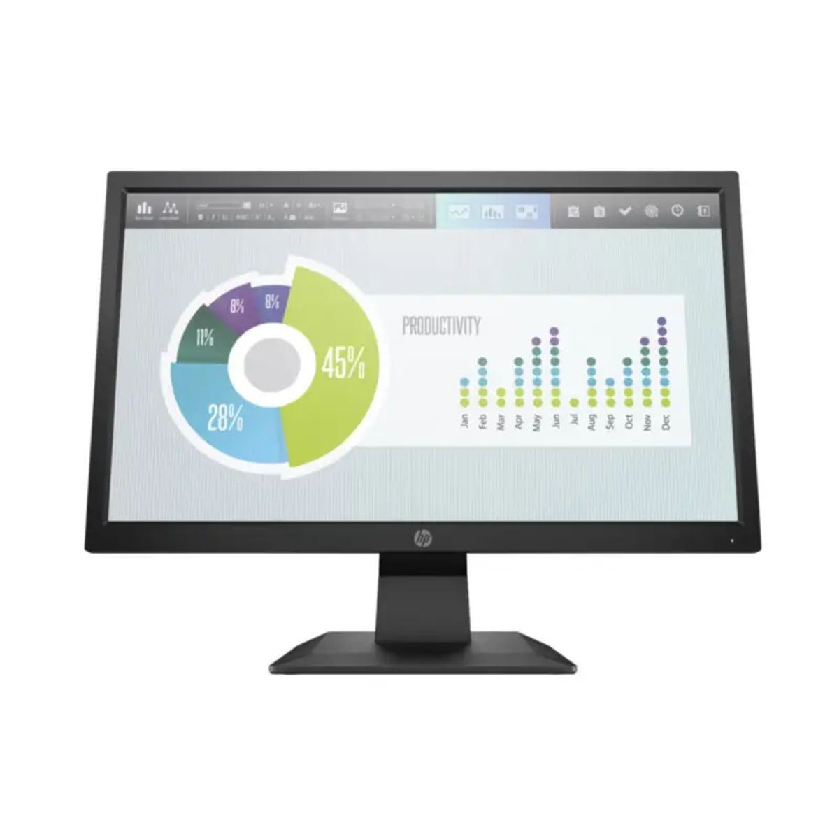 HP - Monitor Hp P204v 20″ HD, 60 Hz, TN LED, HDMI VGA, 5ms
