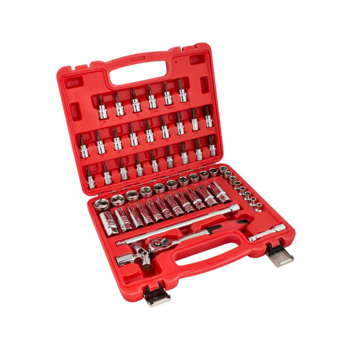 GENERICO - JGO DADOS 3/8" 58 PIEZAS TORIN