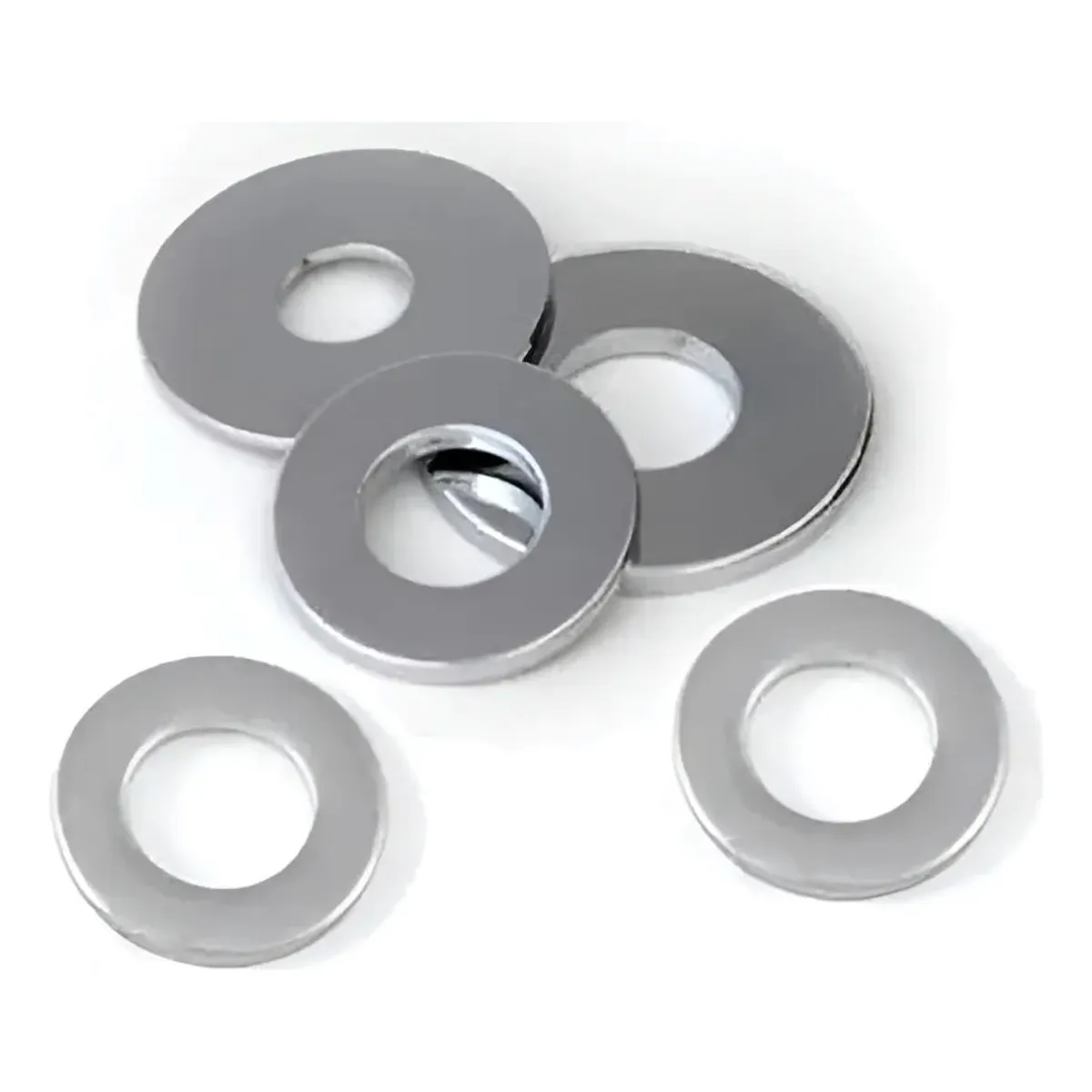 METALFER - Golilla Plana Calibrada De 1/2 Pulgada 100 Unidades