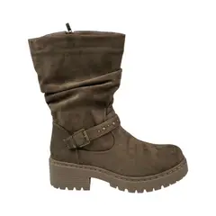 HERIEL - Bota Café Plataforma Mujer