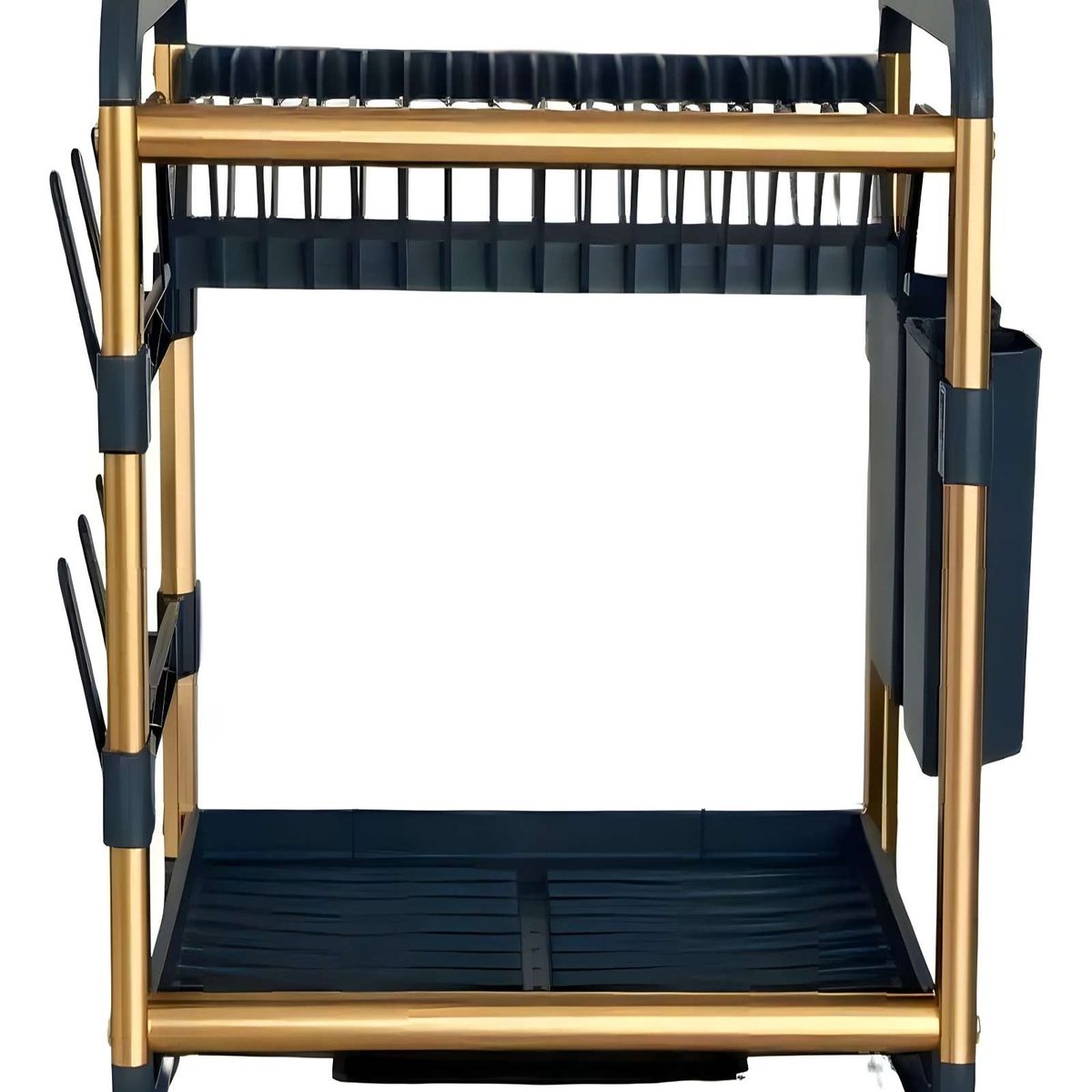 GENERICO - ESCURRIDOR MODERNO DE ALUMINIO DISEÑO BICOLOR