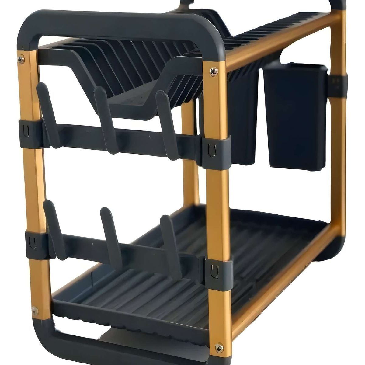 GENERICO - ESCURRIDOR MODERNO DE ALUMINIO DISEÑO BICOLOR