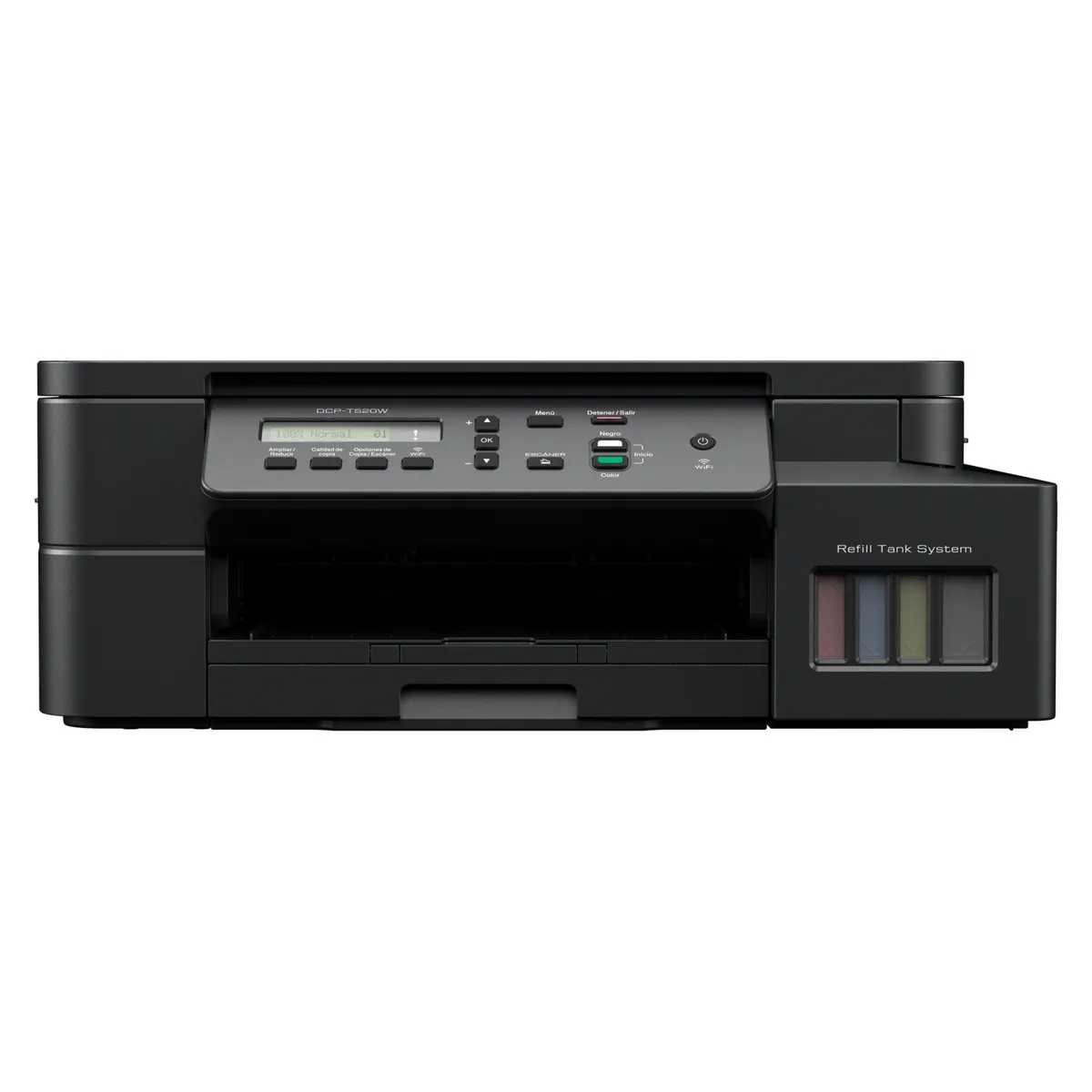 BROTHER - Impresora Multifuncional Brother DCPT520W Tinta Continua Color WiFi