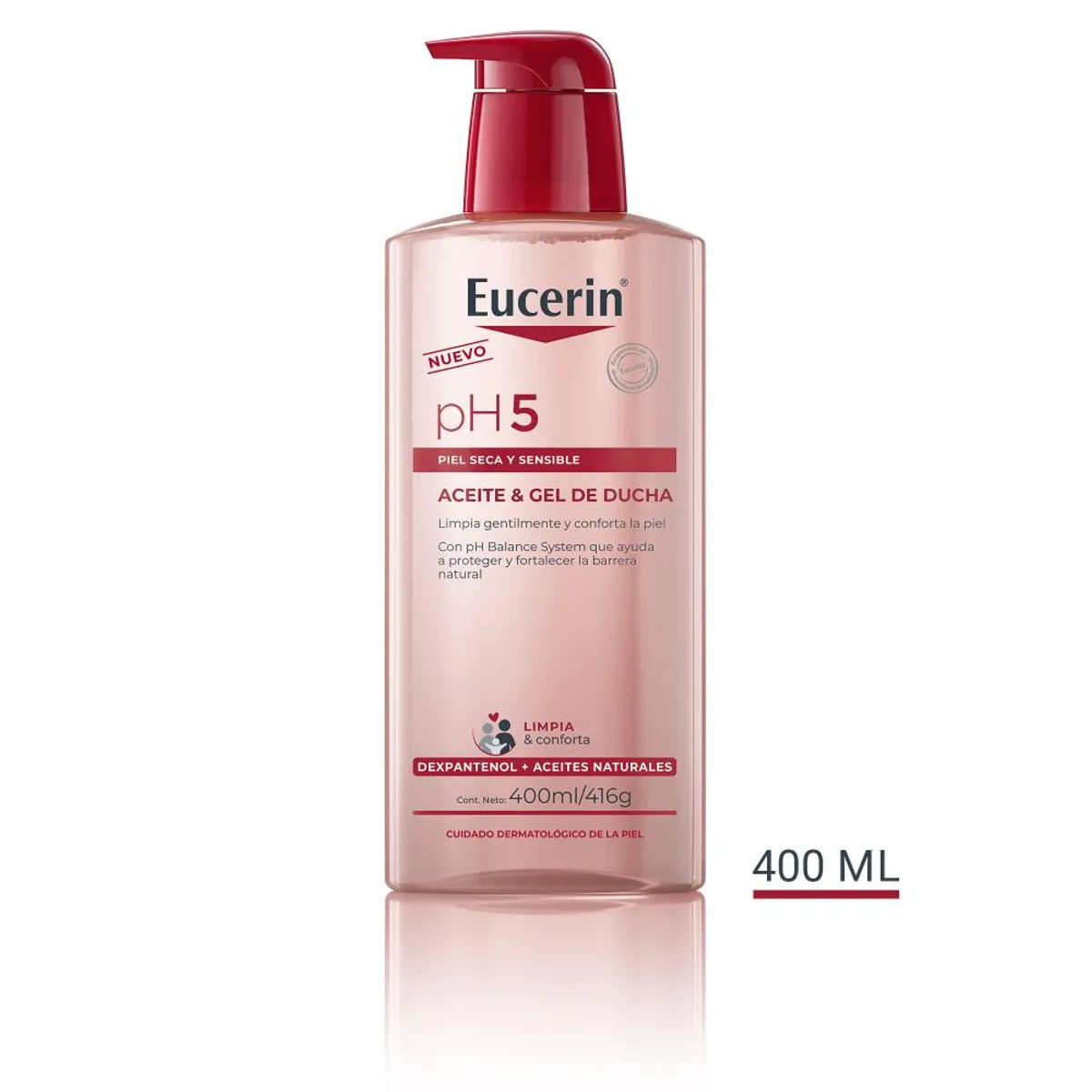 EUCERIN - EUCERIN Aceite & Gel de Ducha Corporal ph5 400ml