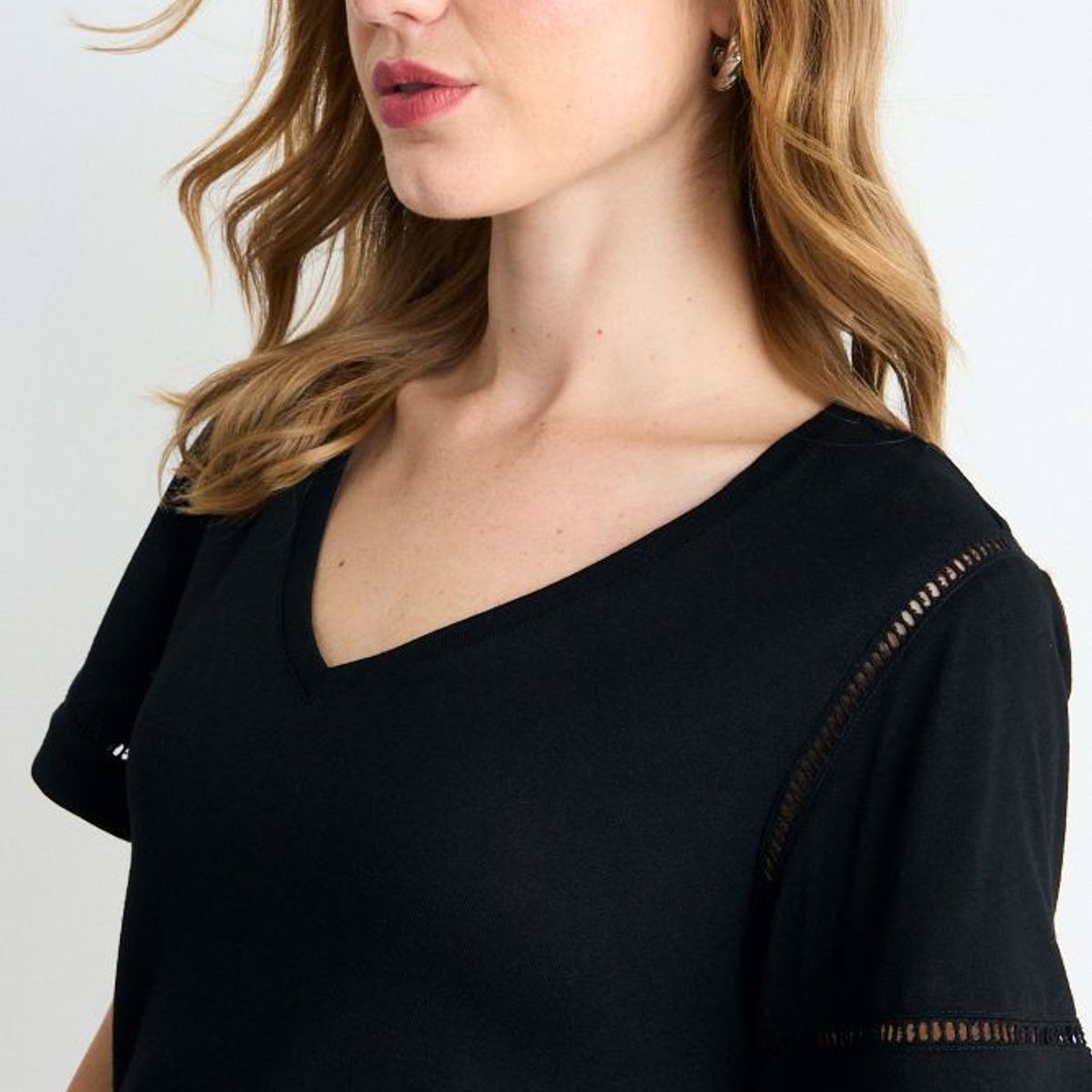 IO - Polera Lisa Mujer Negro Io