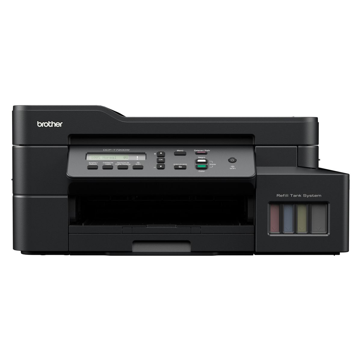 BROTHER - Impresora Multifuncional Brother DCPT720DW Tinta Continua Color WiFi Dúplex ADF
