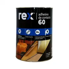 GENERICO - Pegamento Adhesivo De Contacto Multiuso 60 REX Galon 378l