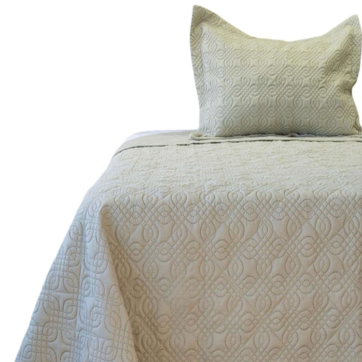 GENERICO - Cubrecama Quilt Primavera - Verano plaza y media 10