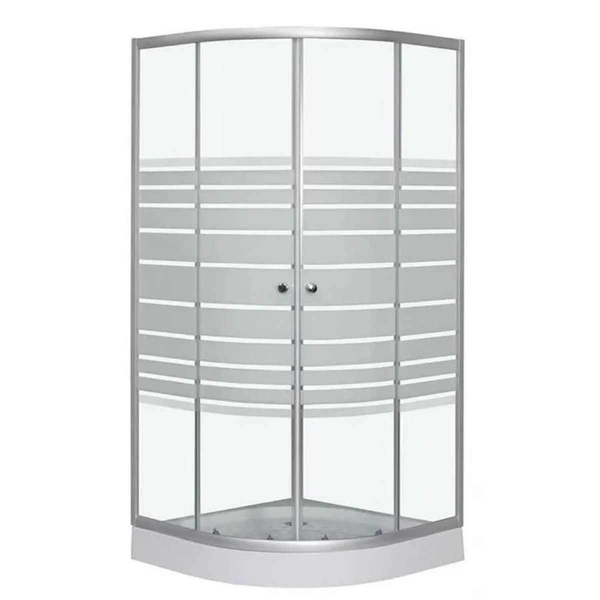 DOER - Combo Cabina de ducha 90x90x192 + WC OnePiece + Duchador Cromado