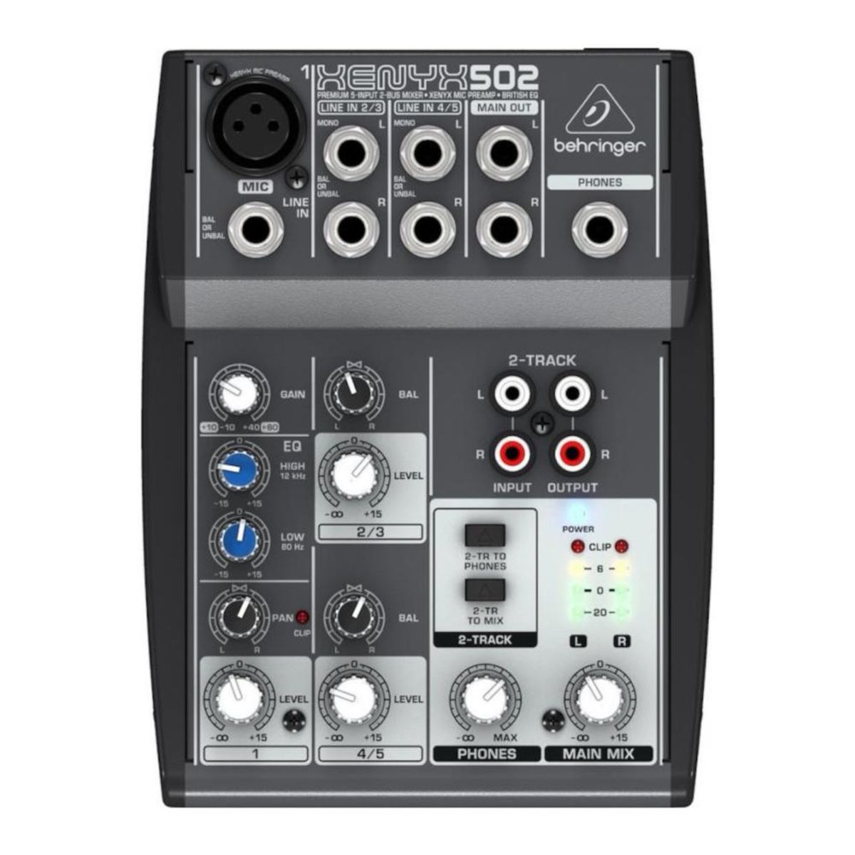 BEHRINGER - Mixer Analogo de 3 canales Behringer XENYX 502USB