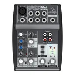BEHRINGER - Mixer Analogo de 3 canales XENYX 502USB