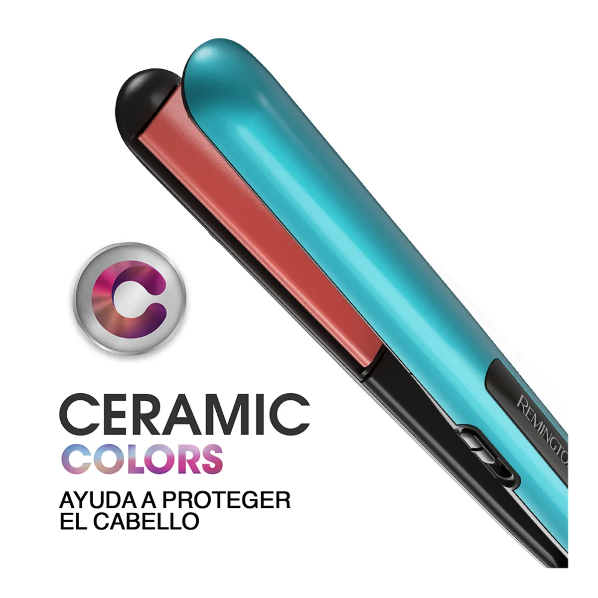 REMINGTON - Plancha de Pelo Remington Ceramic Colors S1520