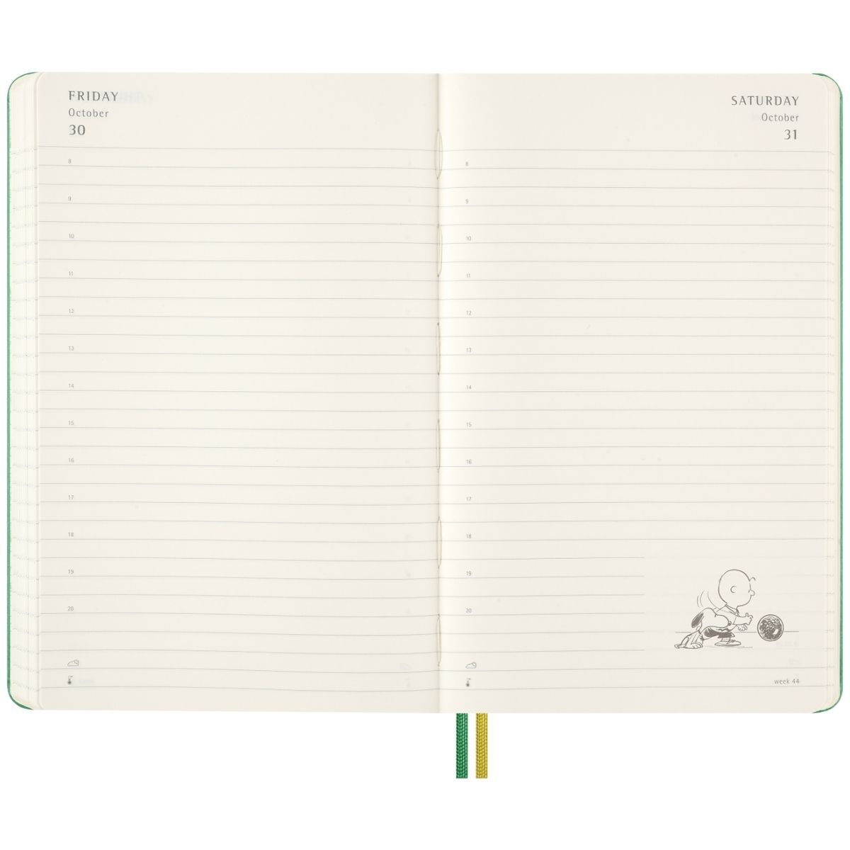 MOLESKINE - Agenda Moleskine 2026 - Peanuts - Diaria - Tapa dura - Large