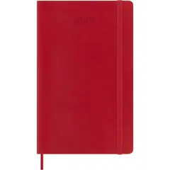 MOLESKINE - Agenda 2026 - Diaria - Tapa blanda - Pocket - Rojo escarlata