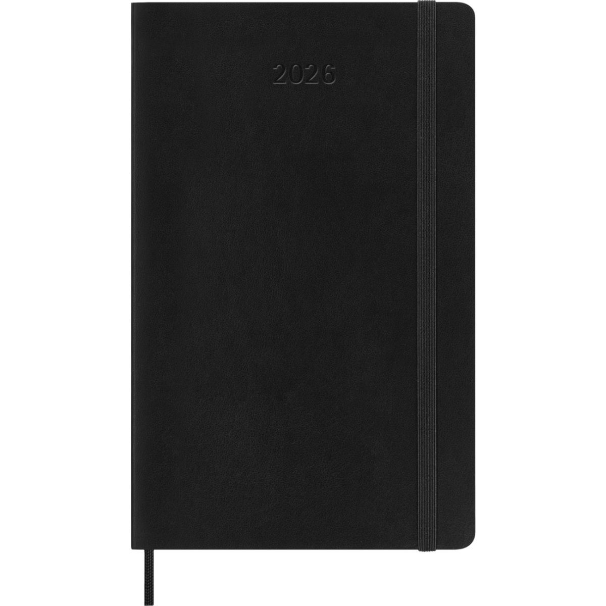 MOLESKINE - Agenda Moleskine 2026 - Diaria - Tapa dura - Large - Negro
