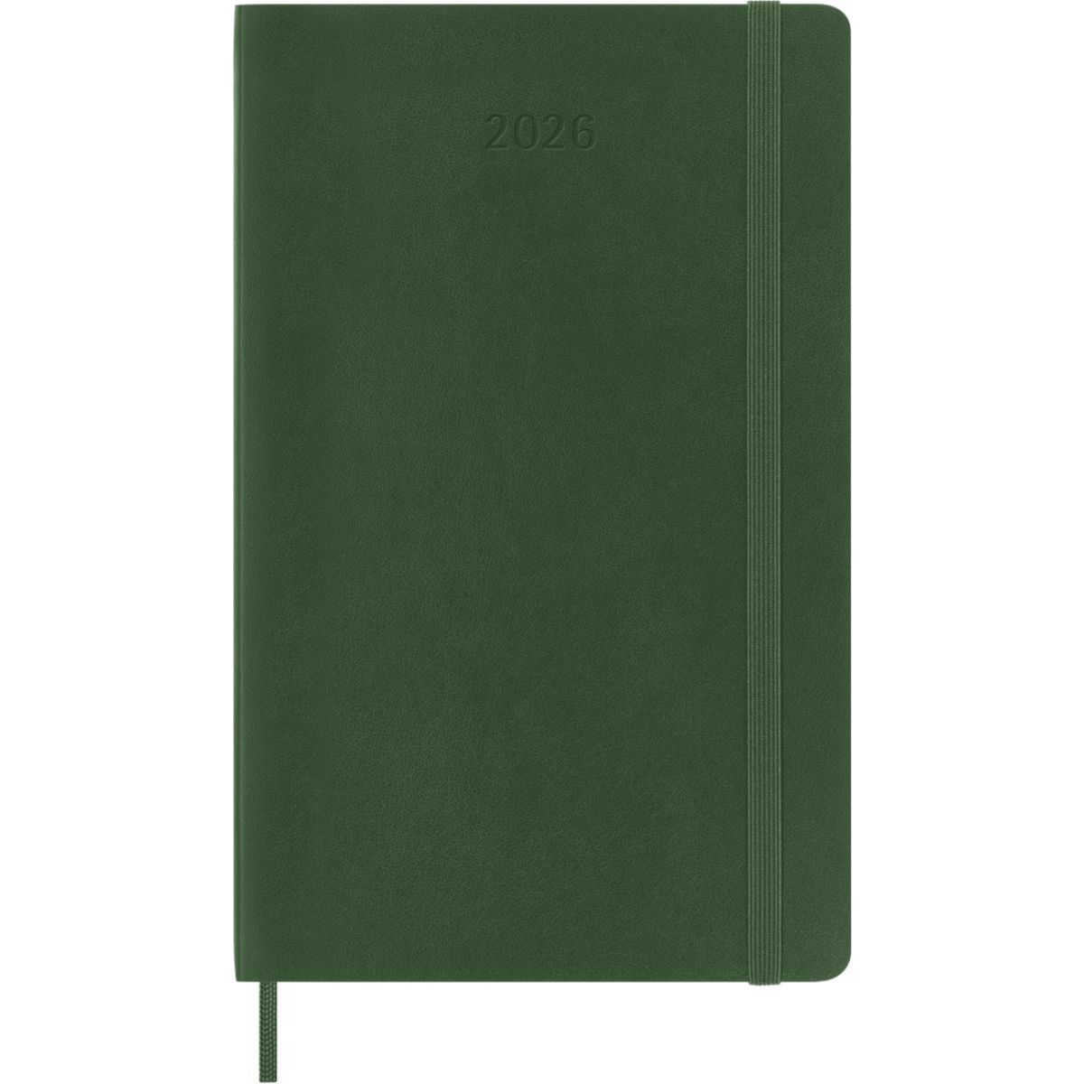 MOLESKINE - Agenda Moleskine 2026 - Diaria - T. dura - Large - Verde