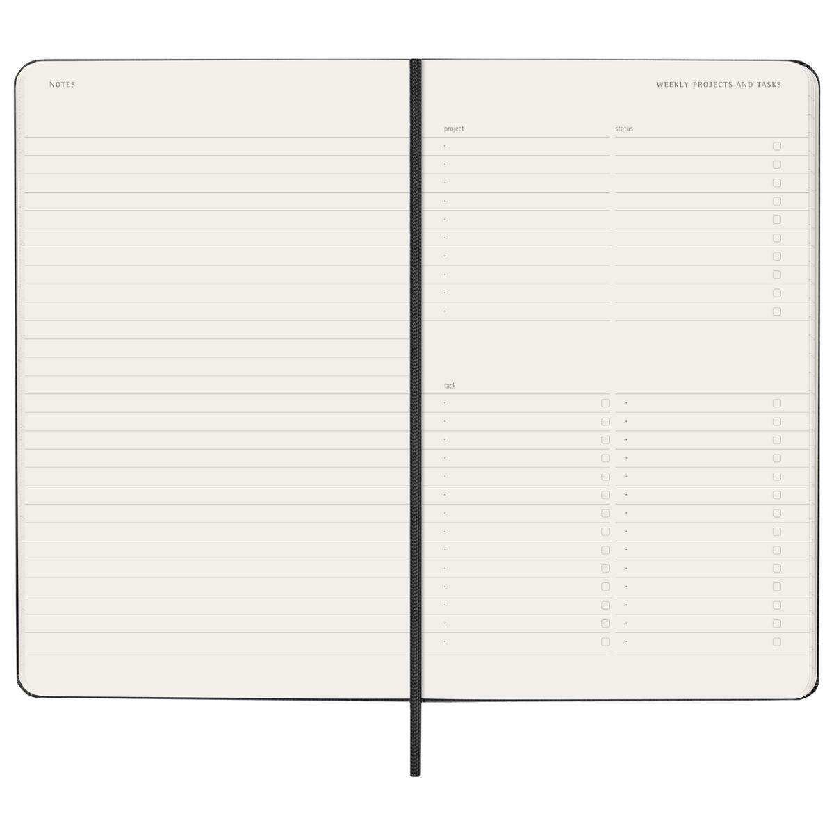 MOLESKINE - Agenda Moleskine 2026 - PRO Semanal vertical - T.dura - L