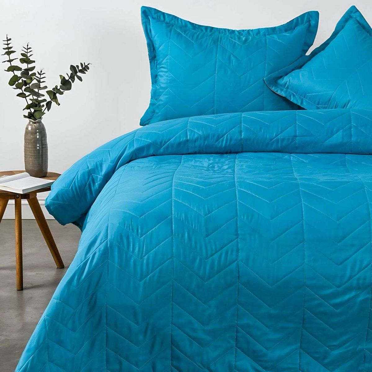 AMERICAN FAMILY - Cubrecama Quilt Bicolor 2 Plazas American Family