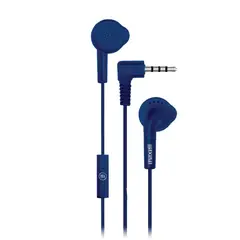 MAXELL - Audífonos Stereo Earbuds con Mic EB-MIC 35mm Azul