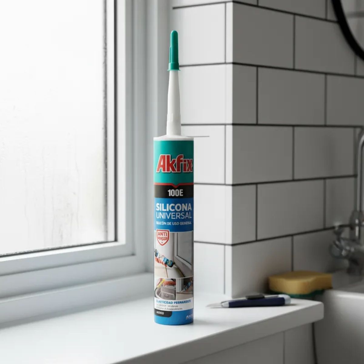 AKFIX - Silicona Acetica Akfix 100E Transparente 280ML