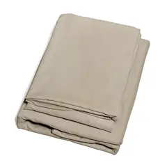NAUTICA - Juego de sábanas 4 piezas microfibra king beige