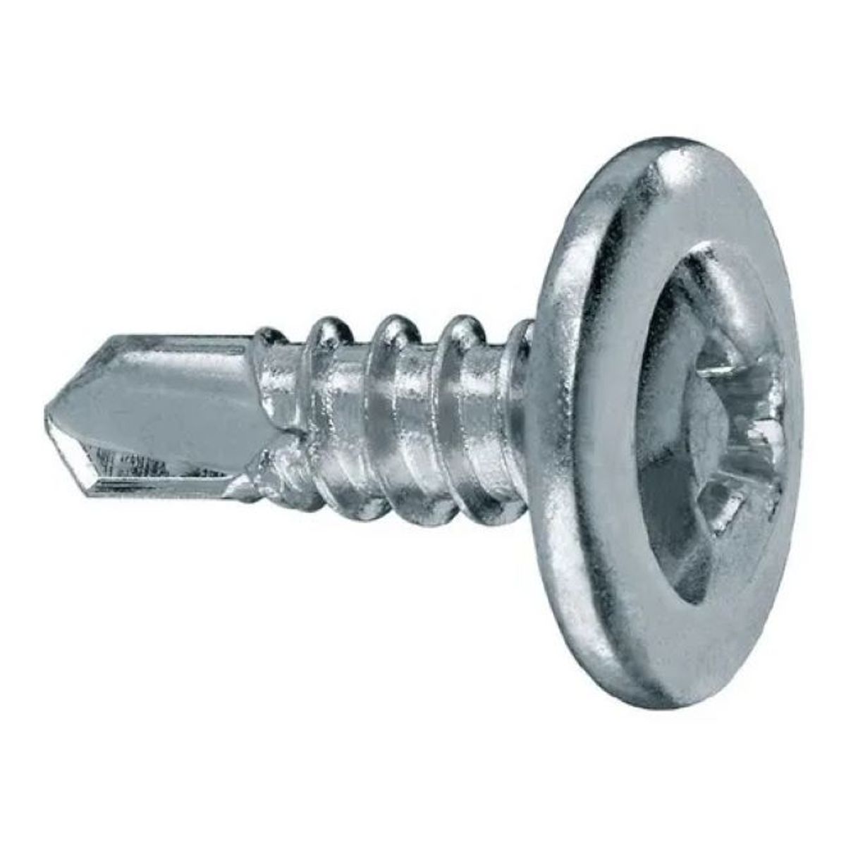 METALFER - Tornillo Cabeza De Lenteja 8x1  /2 Pb 100un