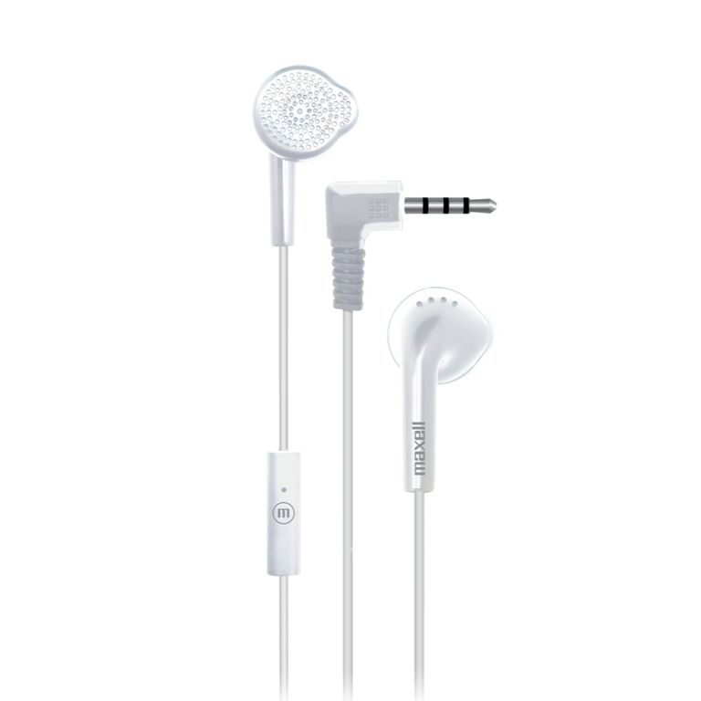 Audifonos Stereo Earbuds con Mic EB-MIC 3.5mm Blanco Blanco