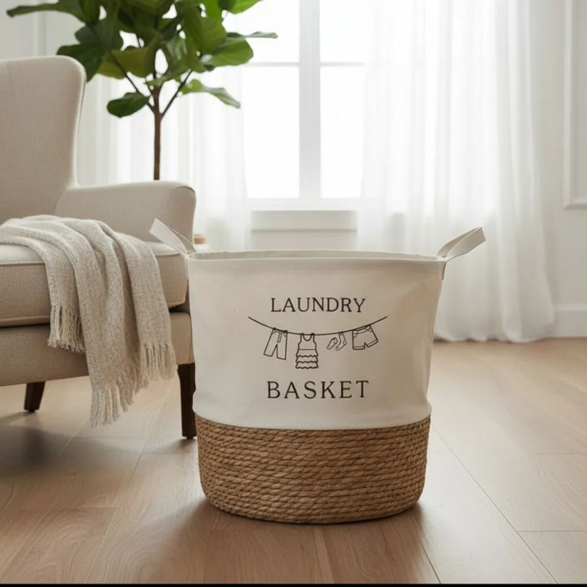 TODOHOGAR SANTIAGO DE CHILE - Set De 3 Canastos Decorativos - Beige