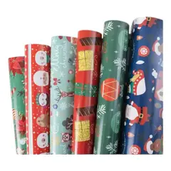 GENERICO - Papel De Regalo Navidad Rollo 100 Unidades