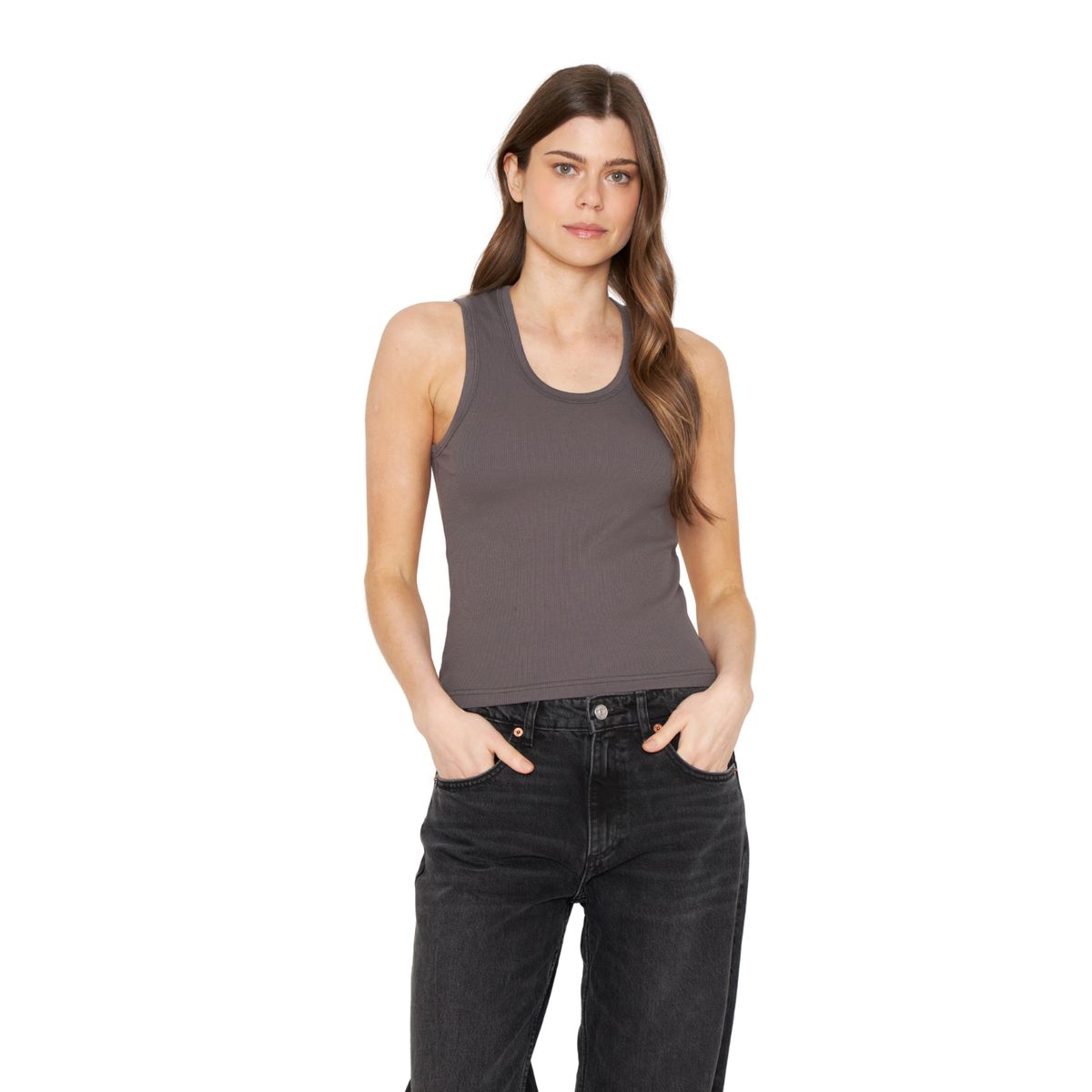 JACINTA TIENDA - Polera Mae Cuello Redondo morada Jacinta Tienda