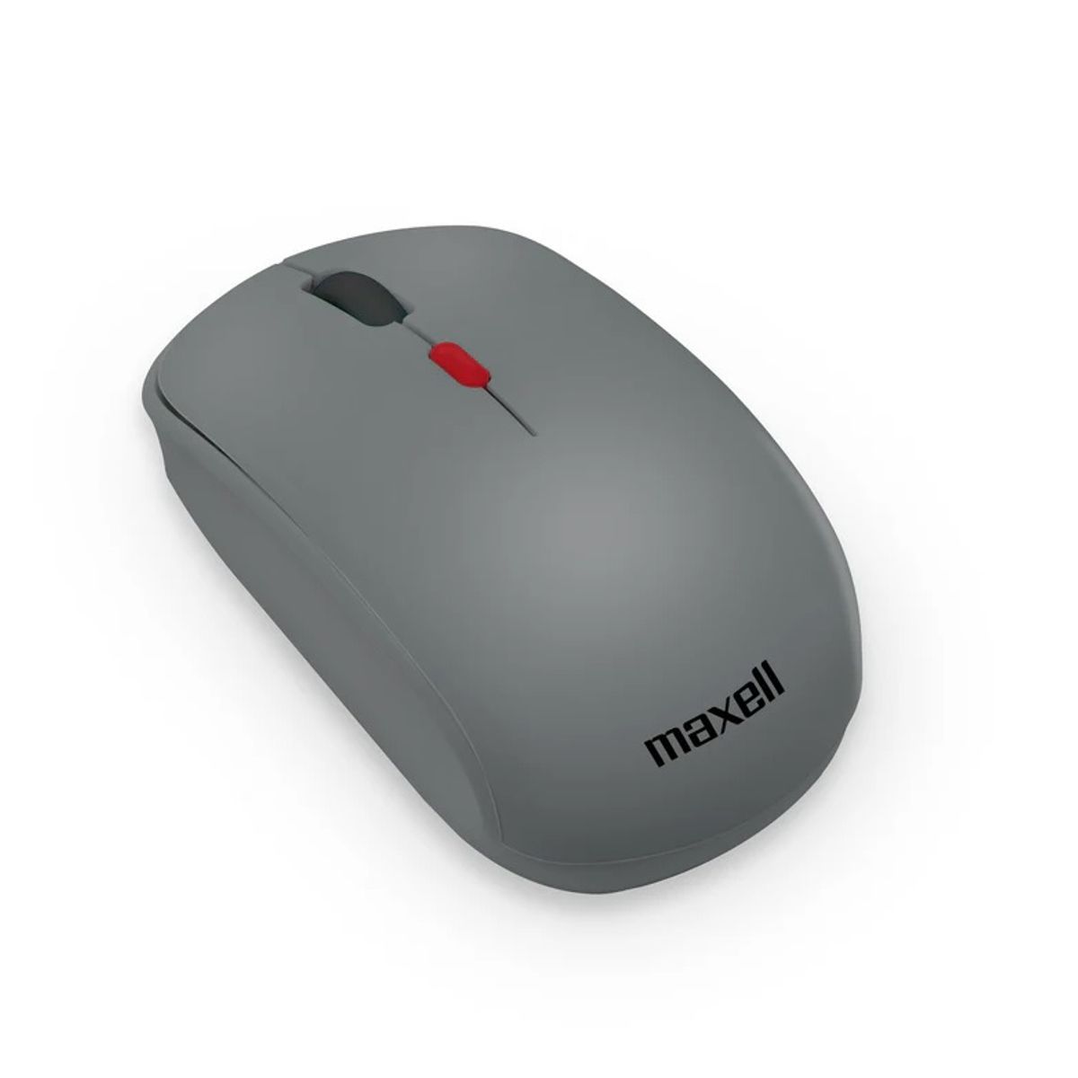 MAXELL - Mouse Inalámbrico Ergonómico 1600 DPI MOWL-100 Maxell Gris