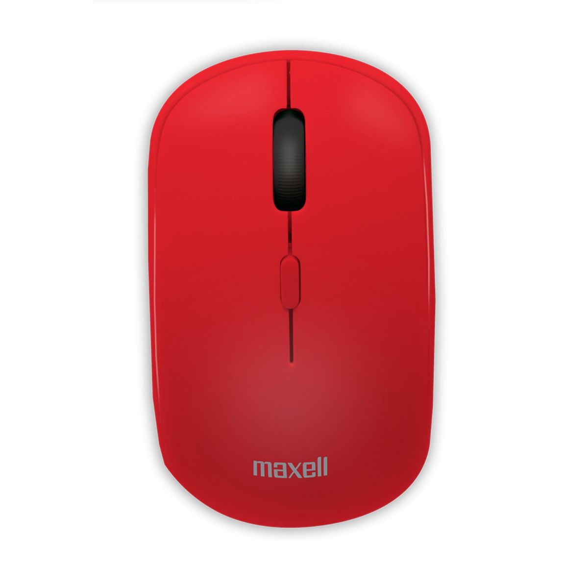 MAXELL - Mouse Inalámbrico Ergonómico 1600 DPI MOWL-100 Maxell Rojo
