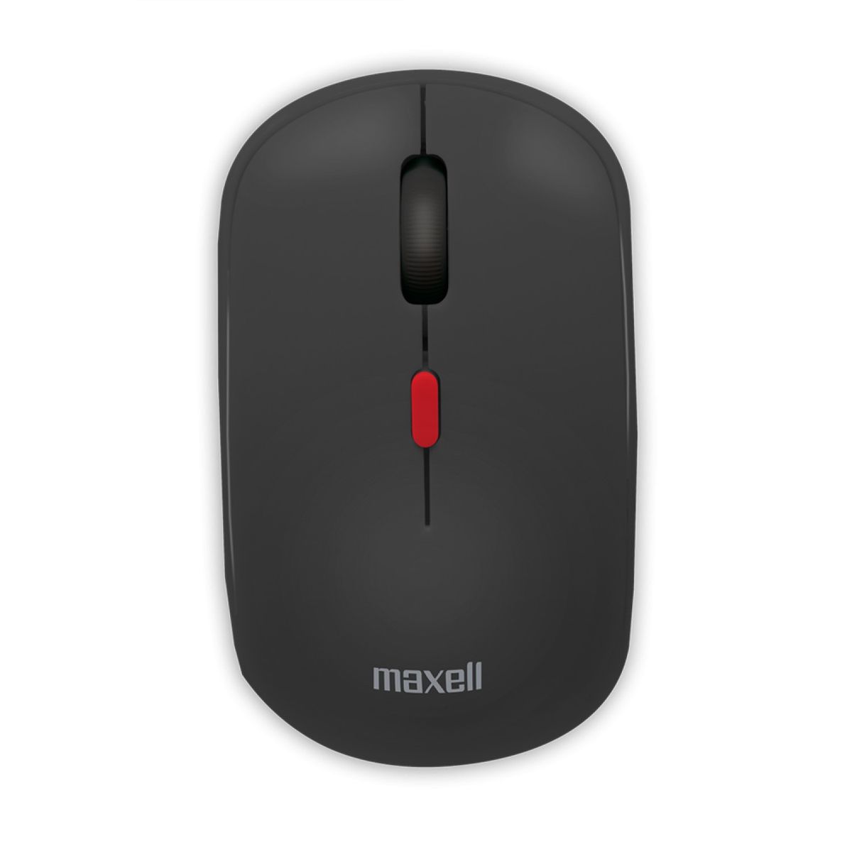 MAXELL - Mouse Inalámbrico Ergonómico 1600 DPI MOWL-100 Maxell Negro