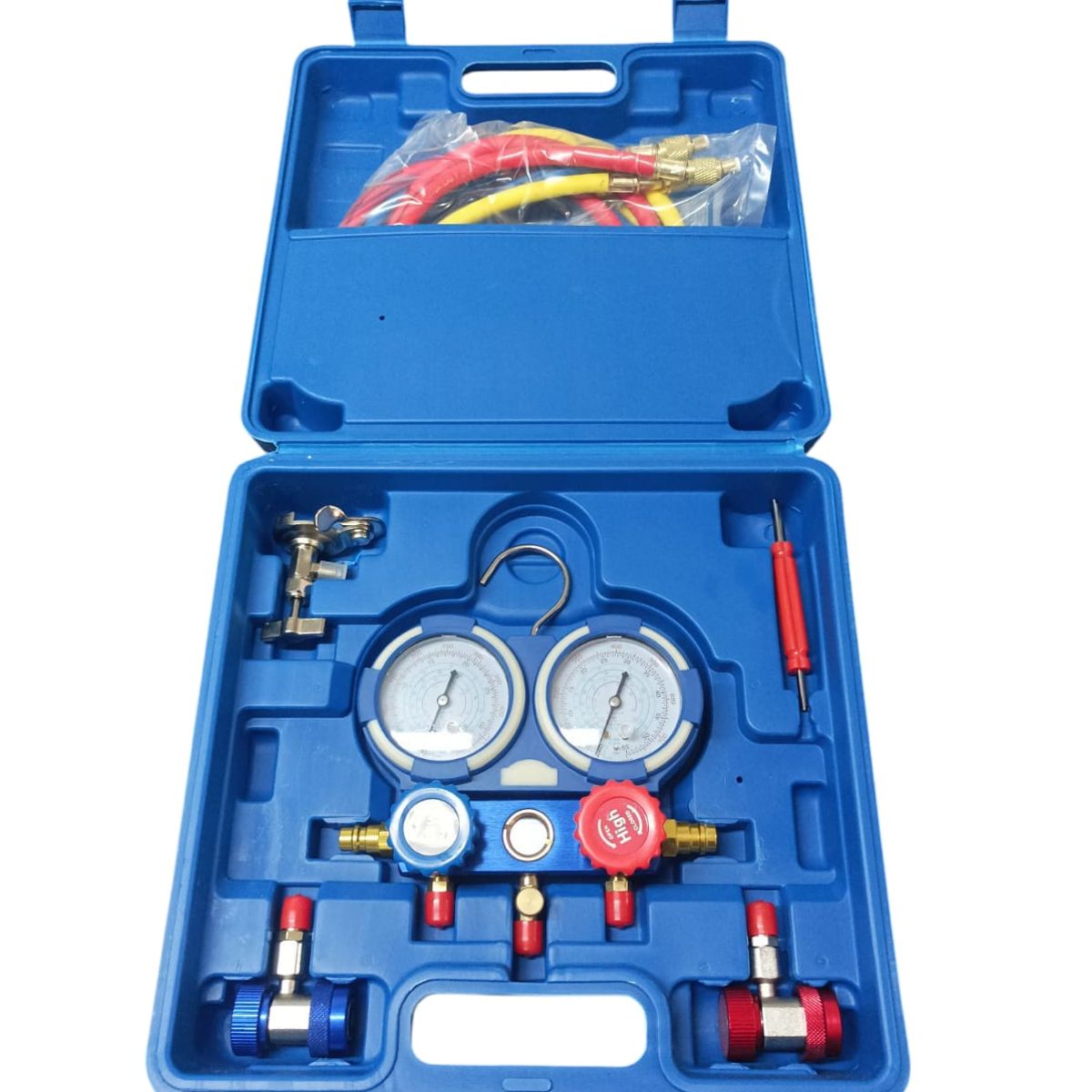 GENERICO - Manifold Manómetros Árbol de Carga con acoples Automotriz