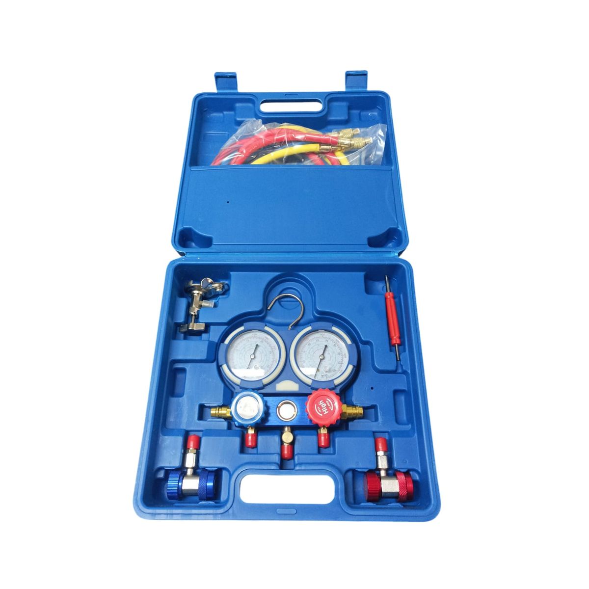 GENERICO - Manifold Manómetros Árbol de Carga con acoples Automotriz