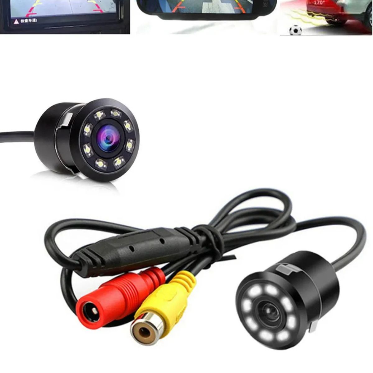 GENERICO - Cámara De Retroceso Para Autos Infrarrojo Visión Nocturna