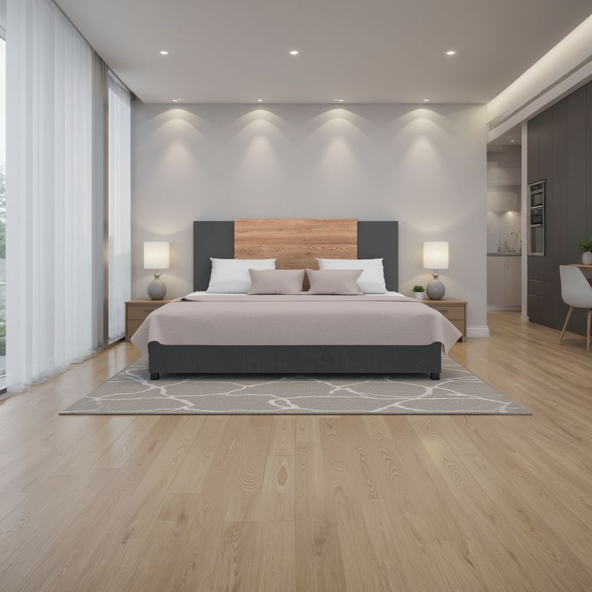 TUHOME - Mueble De Cocina Mural 60x150x31.5 Cm Wengue Y Blanco 6 Puertas